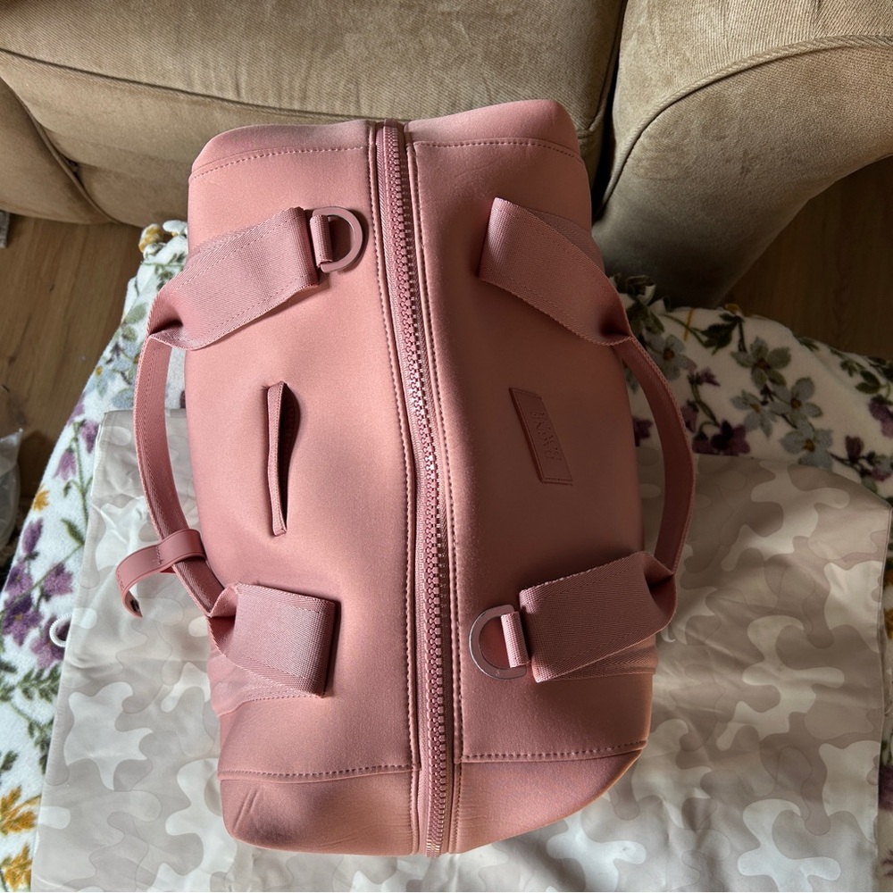 Pink Dagne Dover large Landon neoprene carryall bag - Picture 5 of 13